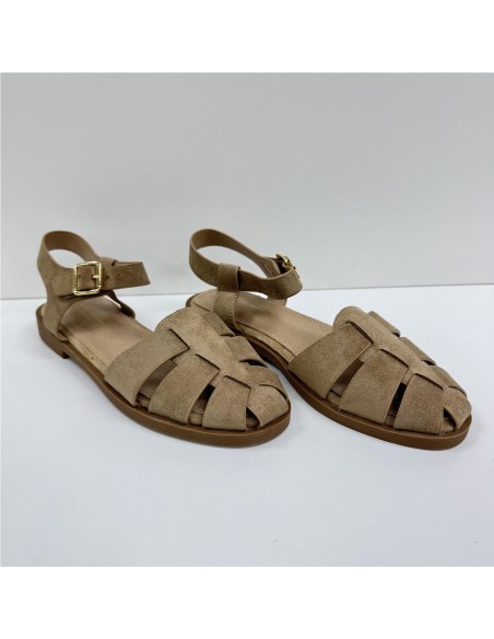 SANDALIA CANGREJERA CAMEL