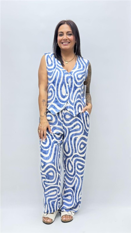 CONJUNTO COLOMIBA AZUL