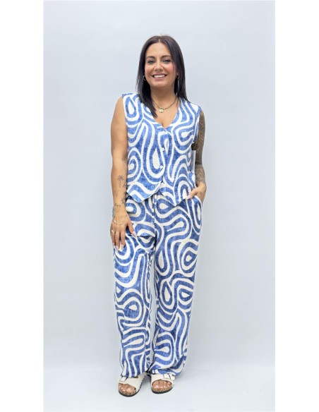 CONJUNTO COLOMIBA AZUL
