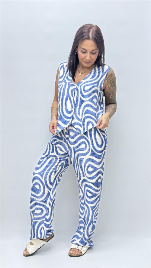 CONJUNTO COLOMIBA AZUL