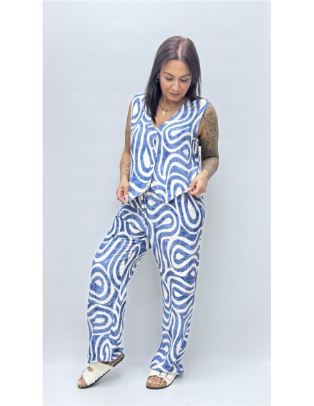 CONJUNTO COLOMIBA AZUL
