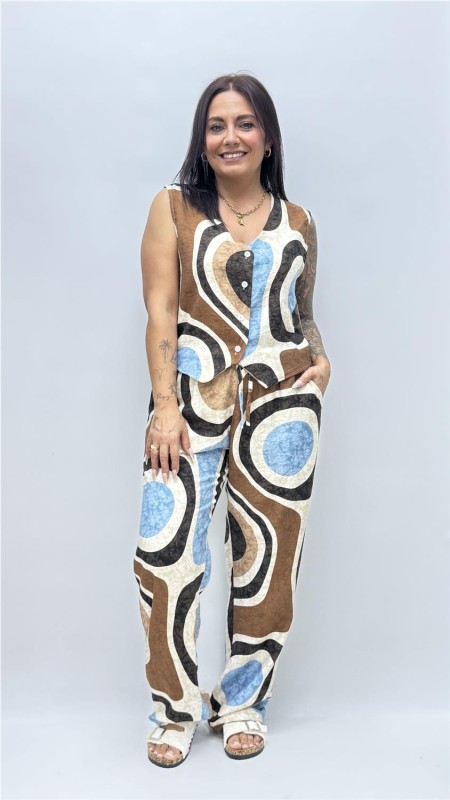 CONJUNTO PERU MARRON