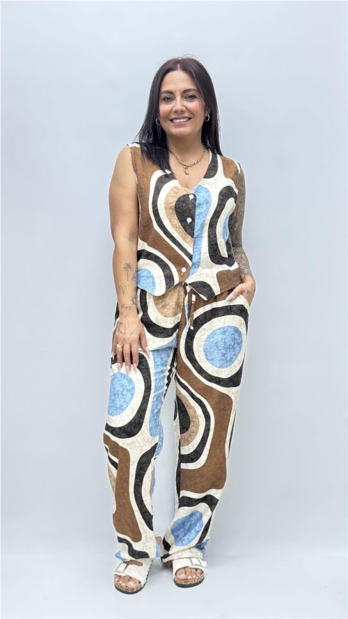CONJUNTO PERU MARRON