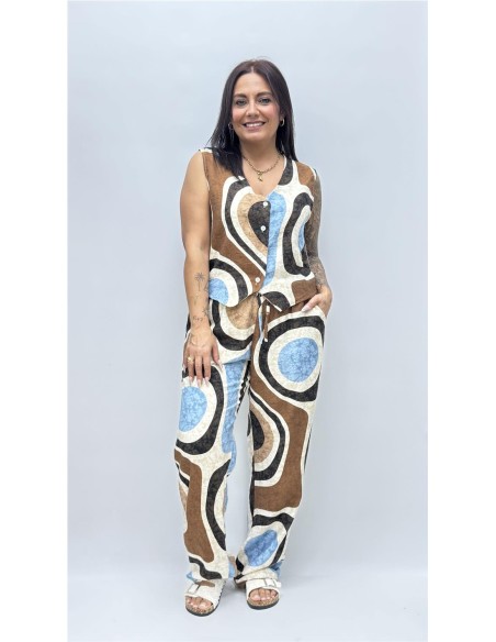 CONJUNTO PERU MARRON
