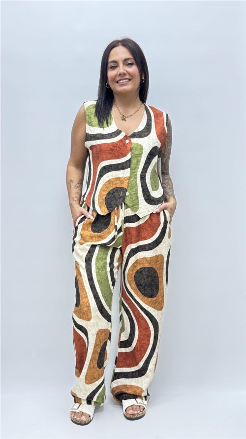 CONJUNTO PERU TEJA