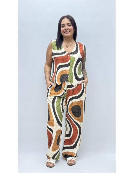 CONJUNTO PERU TEJA
