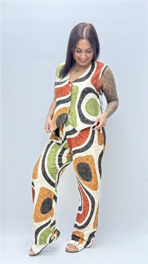 CONJUNTO PERU TEJA