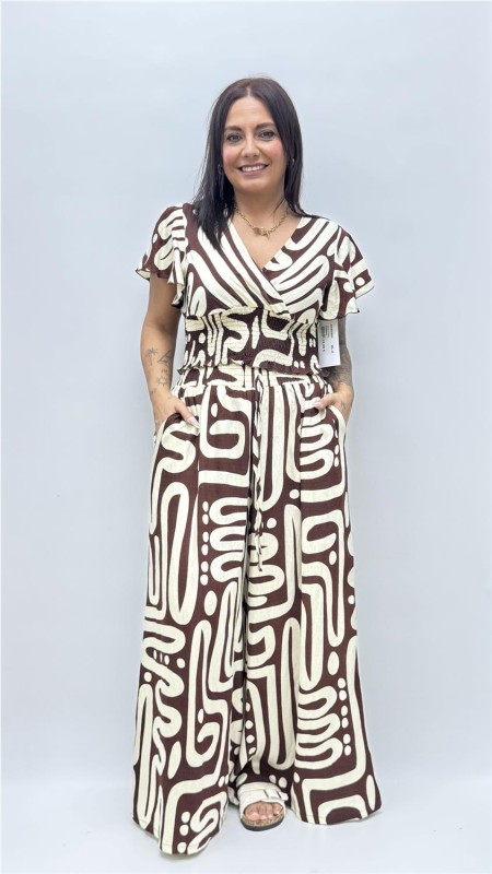CONJUNTO BRASIL MARRON