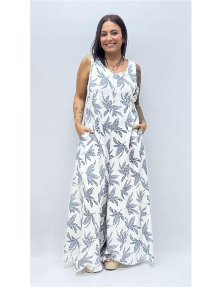 MONO HOJAS AZUL