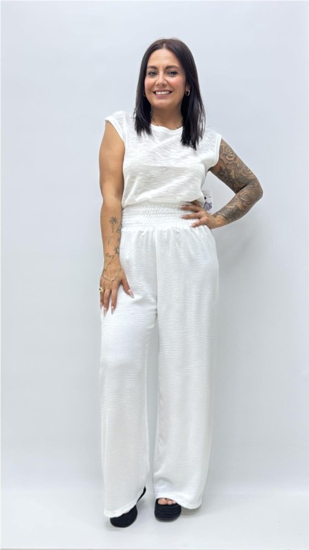 PANTALON PISCIS BLANCO