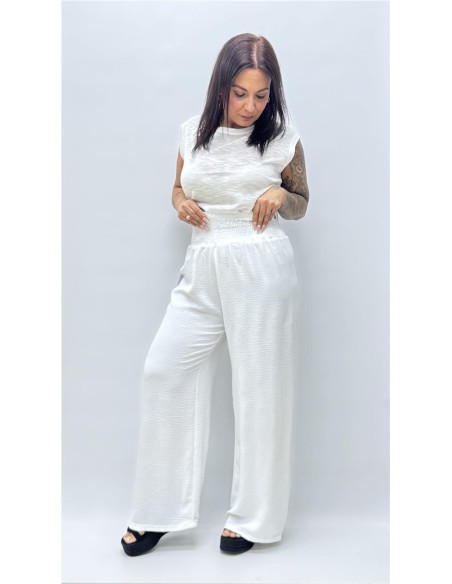 PANTALON PISCIS BLANCO