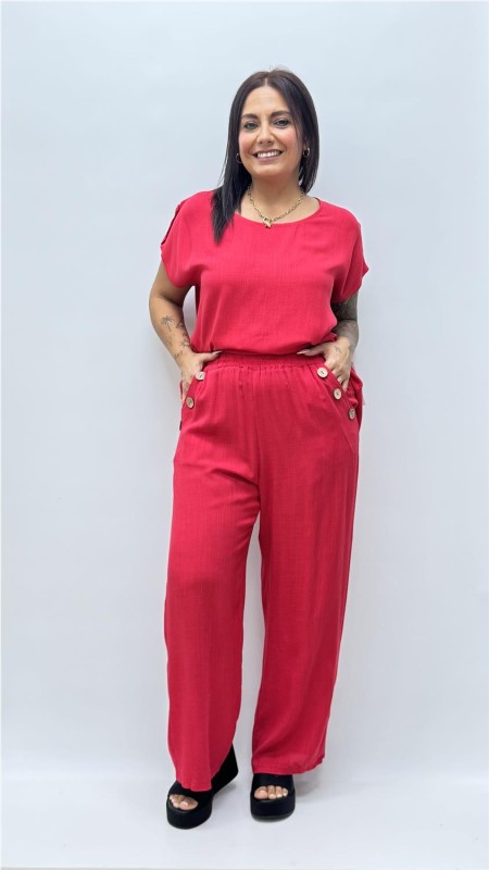 PANTALON ARIEL ROJO