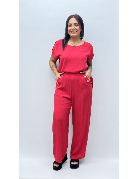PANTALON ARIEL ROJO
