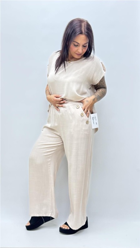 PANTALON ARIEL BEIG 2