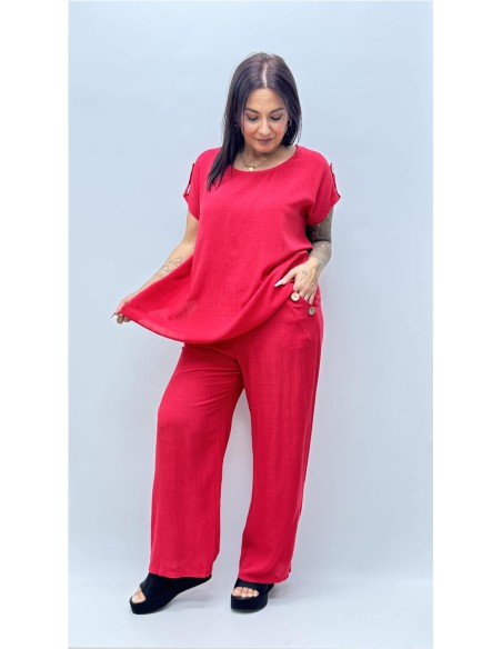 CAMISA ARIEL ROJO