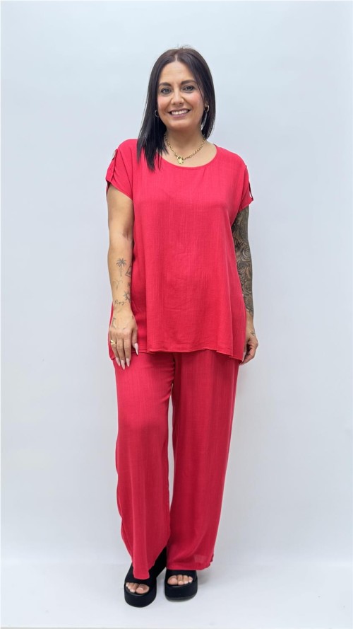 CAMISA ARIEL ROJO