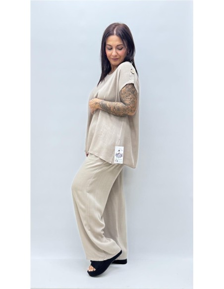 CAMISA ARIEL CAMEL