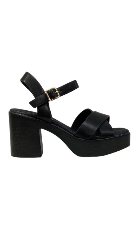 SANDALIA TACON SPORT NEGRO