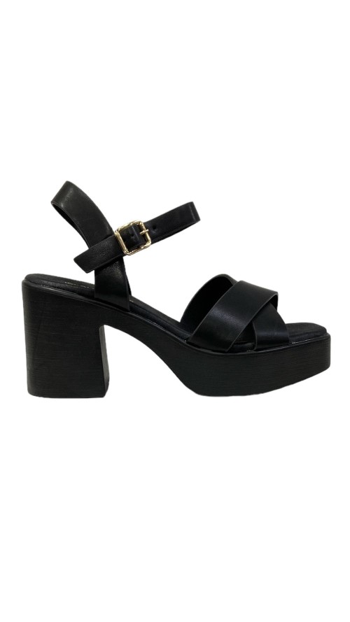 SANDALIA TACON SPORT NEGRO
