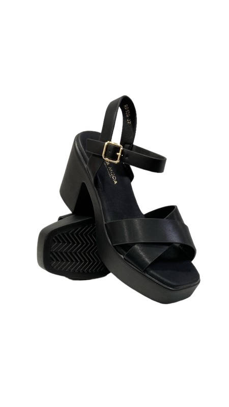 SANDALIA TACON SPORT NEGRO 2