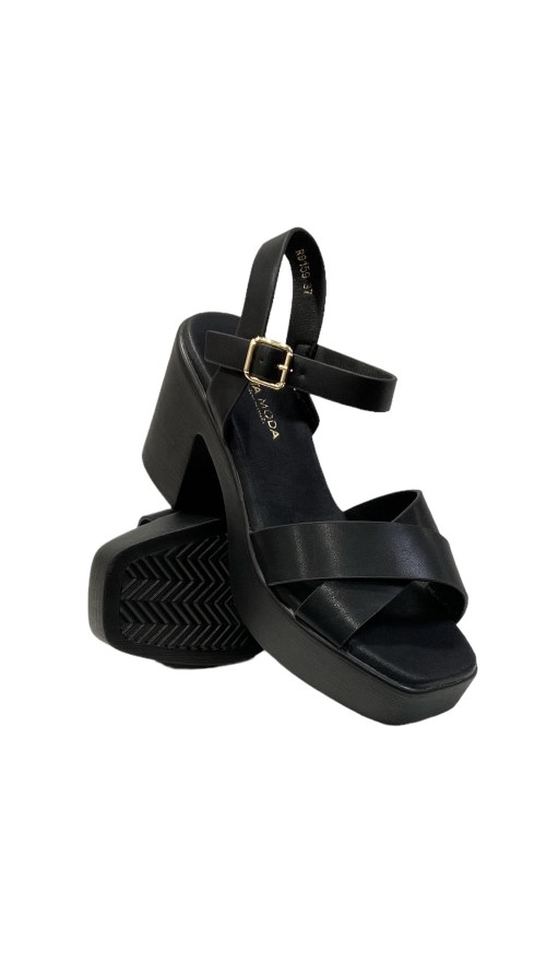 SANDALIA TACON SPORT NEGRO