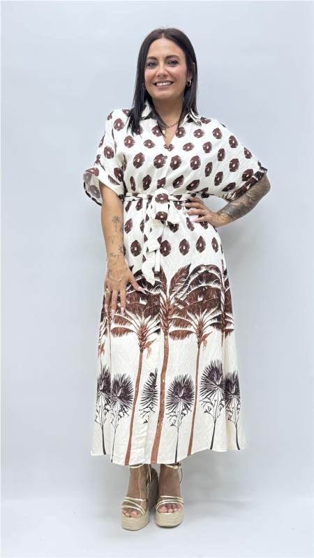 VESTIDO PALMERA MARRON 2
