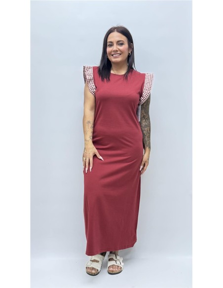 VESTIDO VEJER TEJA