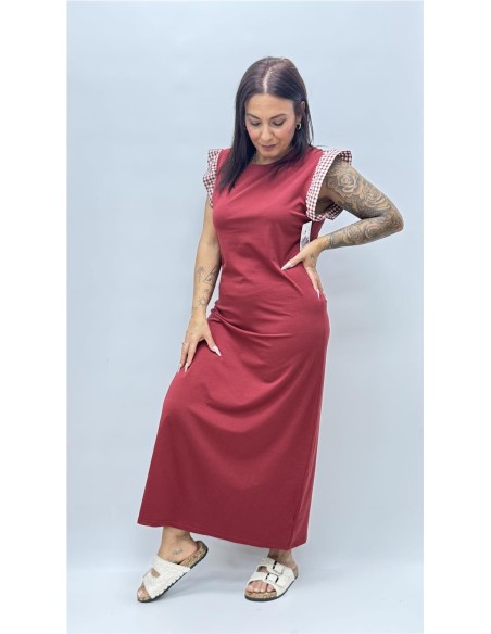 VESTIDO VEJER TEJA