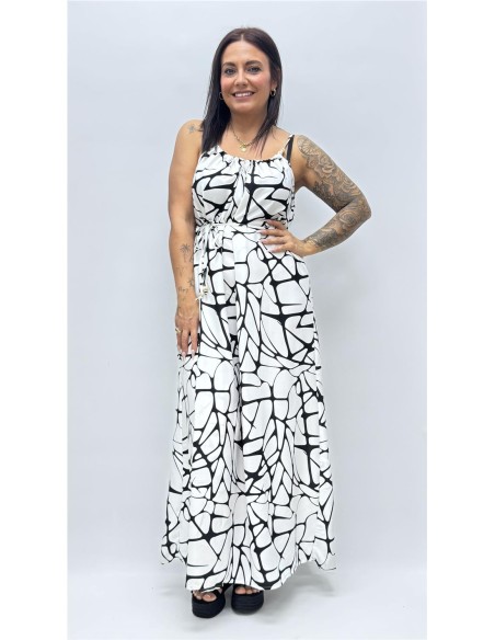 VESTIDO MANCHAS BLANCO