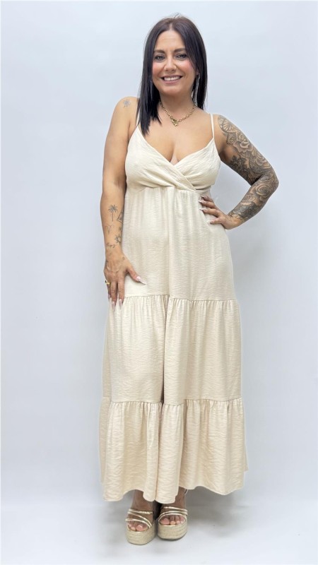 VESTIDO CLARA BEIG