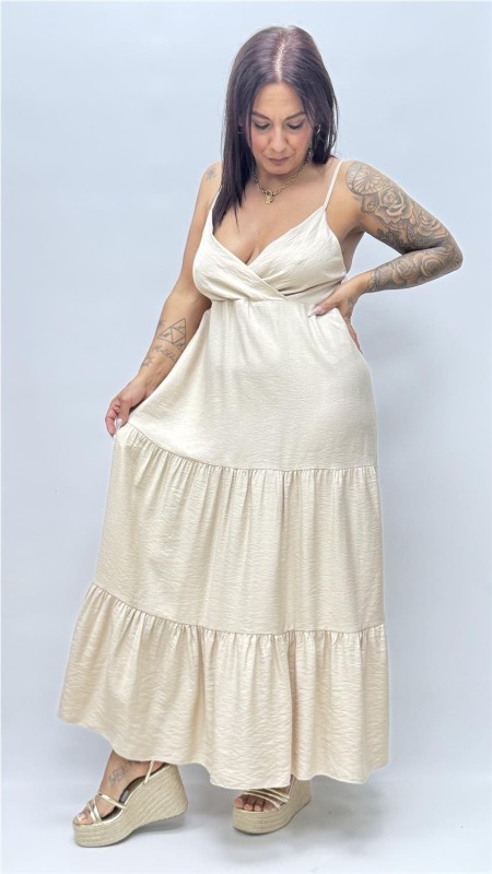 VESTIDO CLARA BEIG 2