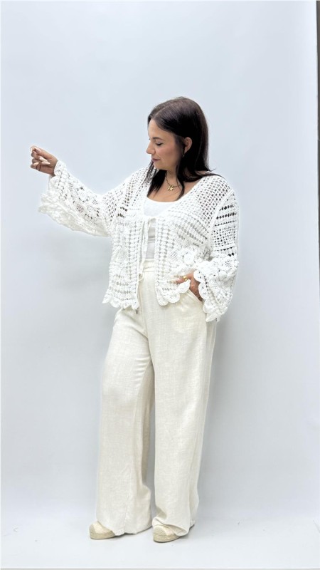 CHALEQUILLO FILIPINA BLANCO 2