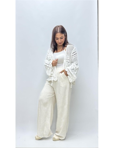 CHALEQUILLO FILIPINA BLANCO