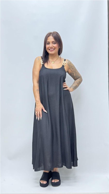VESTIDO ARGENTINA NEGRO