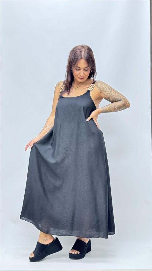 VESTIDO ARGENTINA NEGRO