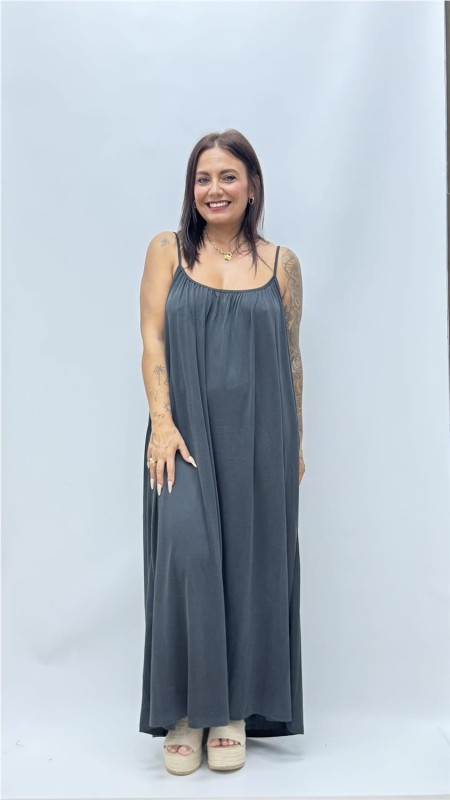VESTIDO JESSI GRIS
