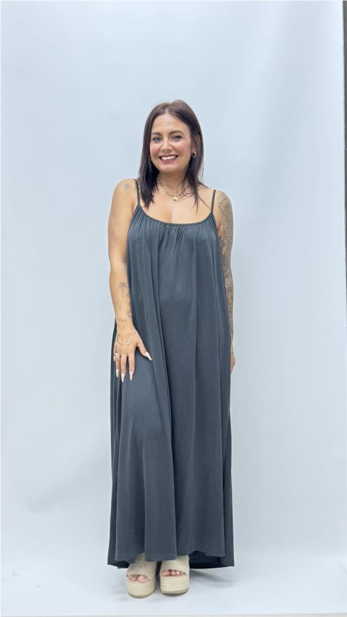 VESTIDO JESSI GRIS
