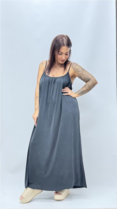 VESTIDO JESSI GRIS