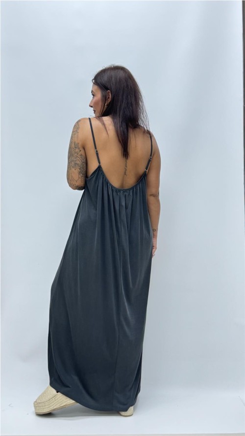 VESTIDO JESSI GRIS