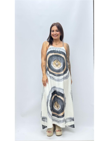 VESTIDO BERTA GRIS