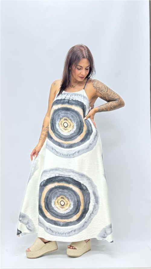 VESTIDO BERTA GRIS