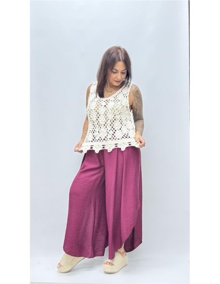 PANTALON CADIZ BURDEOS