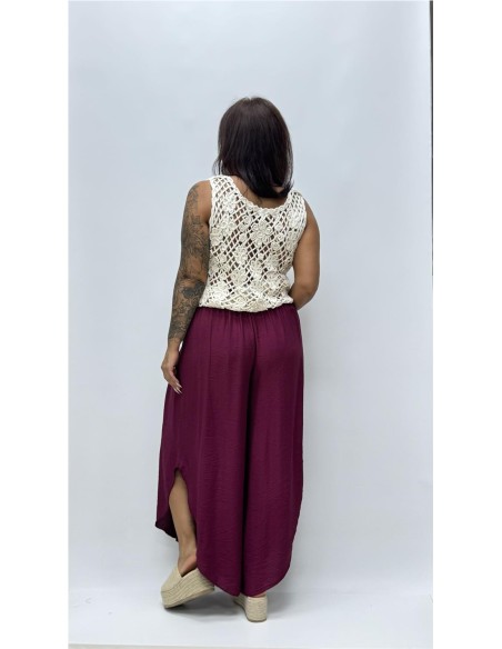 PANTALON CADIZ BURDEOS