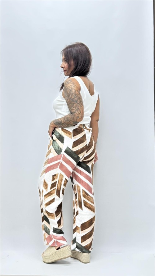 PANTALON MARIA MARRON