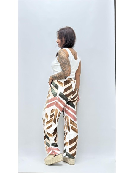 PANTALON MARIA MARRON