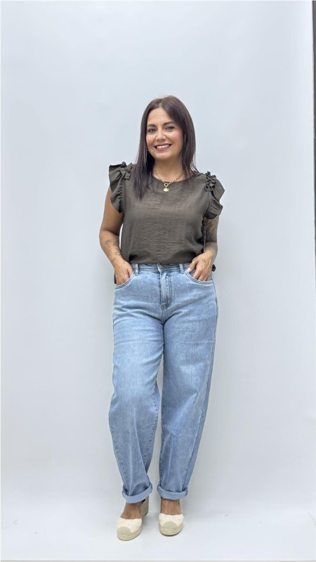 TOP OLGA MARRON