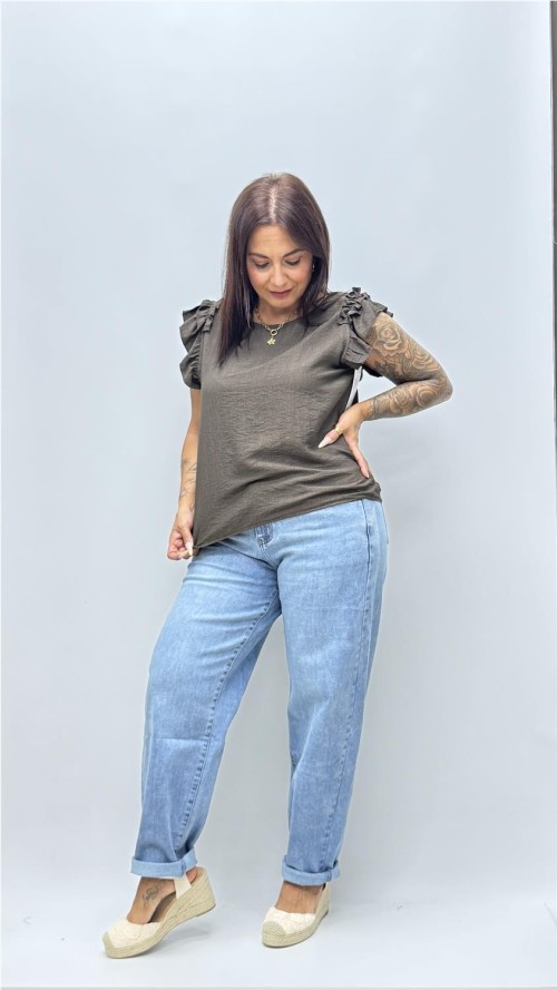 TOP OLGA MARRON