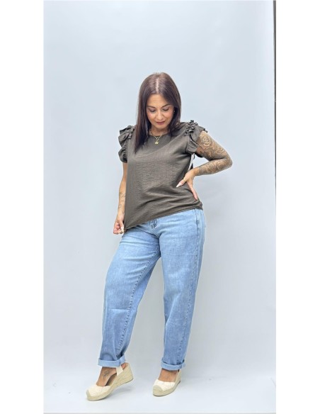 TOP OLGA MARRON