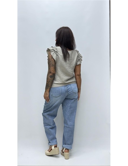 TOP OLGA TAUPE