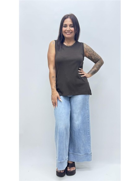CAMISETA NATALIA MARRON